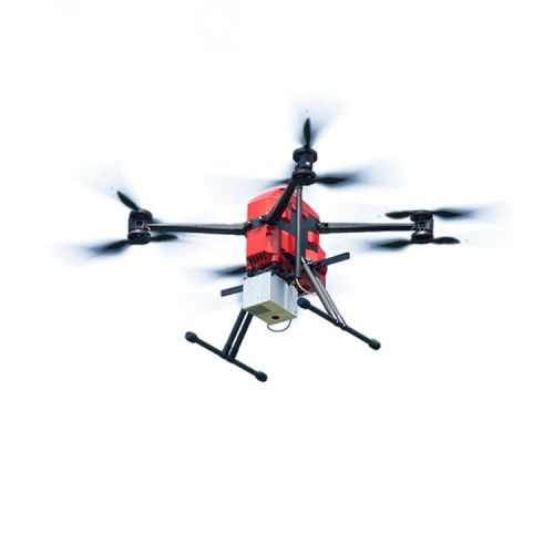 Hawk-100C+ LiDAR Camera with NAGA Pro Octocopter Drone for Aerial Geological Mapping